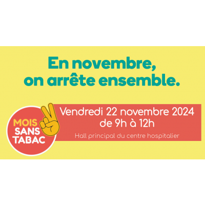 Mois sans tabac ! Informations et conseils